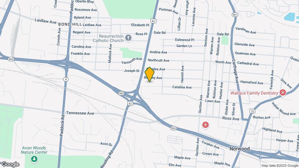 1730 Catalina Ave Map and Location Details