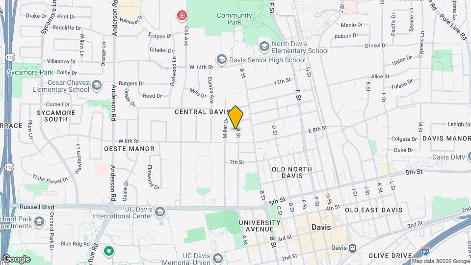 821 A St Map and Location Details