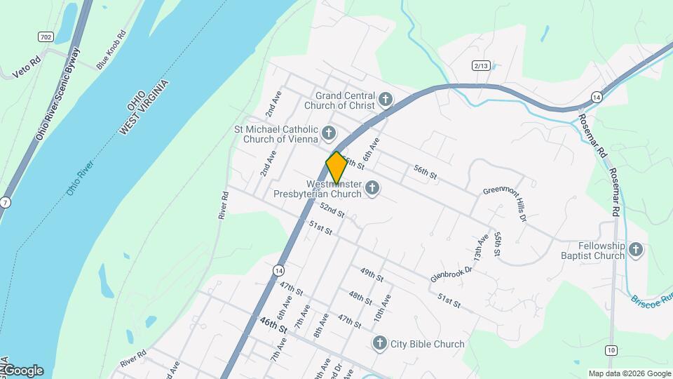 5300 Grand Central Ave Map and Location Details
