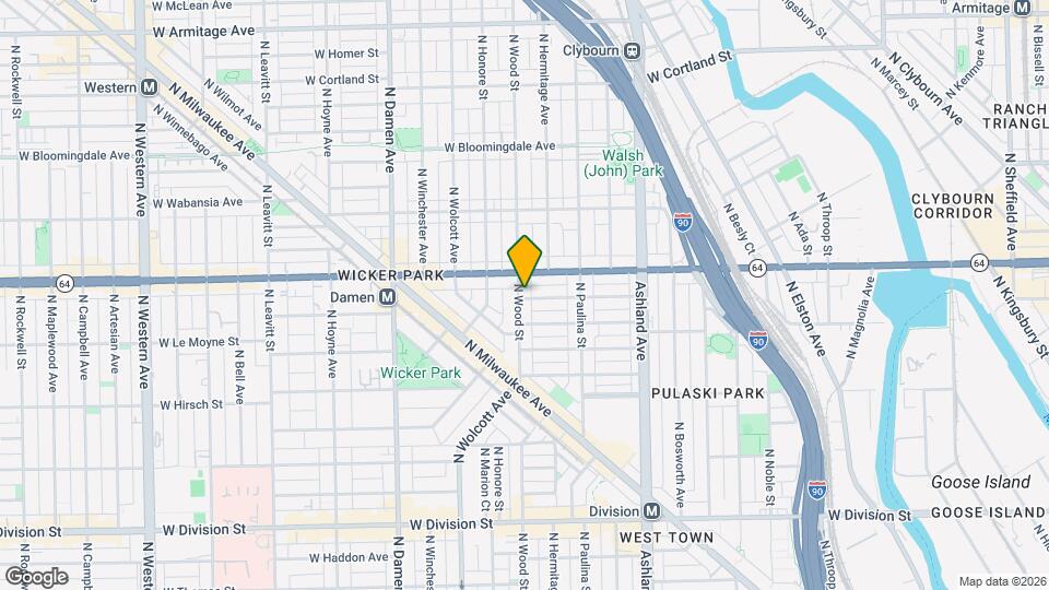 1758 W Pierce Ave Map and Location Details