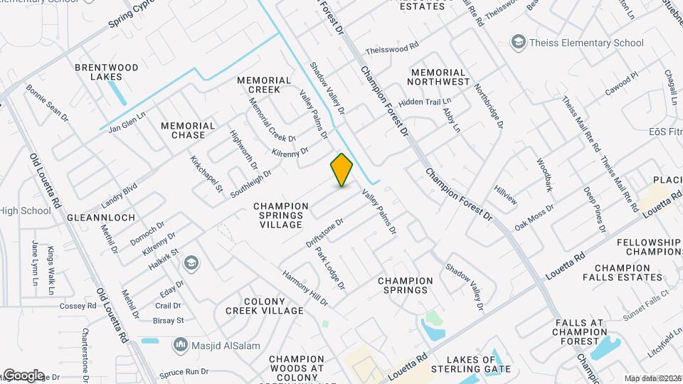 8823 Stoney Bend Dr Map and Location Details