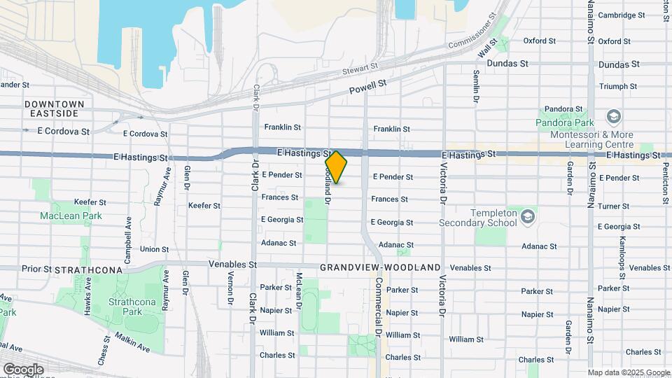 1615 Frances St Map and Location Details