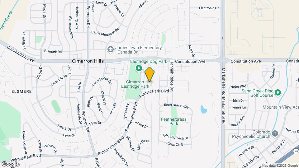 2332 Washo Cir Map and Location Details