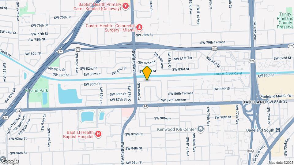 8520 SW 84th Terrace Map and Location Details