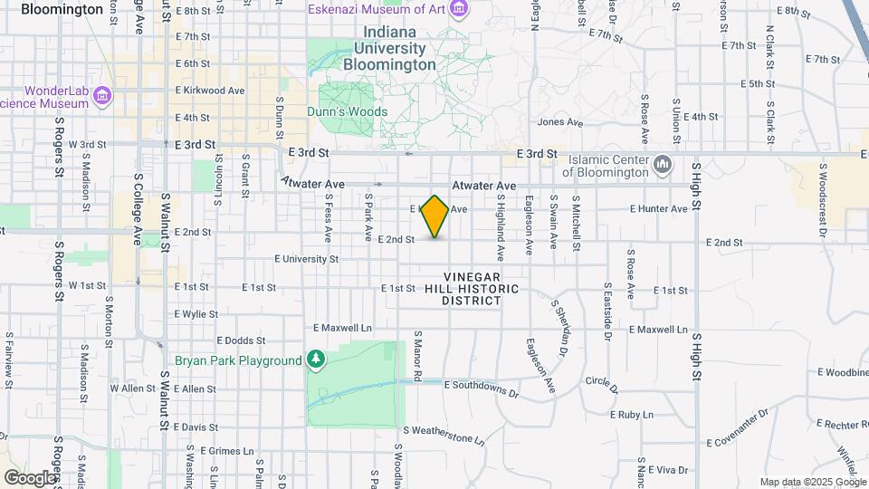 1008 E 2nd St Map and Location Details