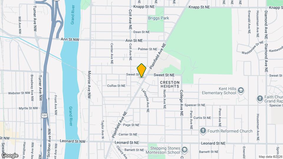 1571 Plainfield Ave NE Map and Location Details