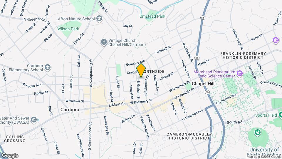 503 Whitaker St Map and Location Details