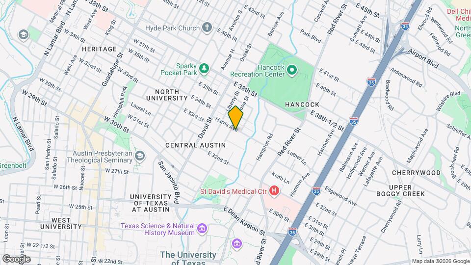 705 Harris Ave Map and Location Details