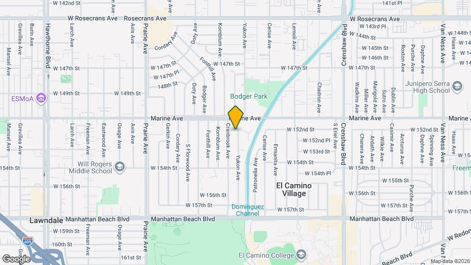 15203 Yukon Ave Map and Location Details