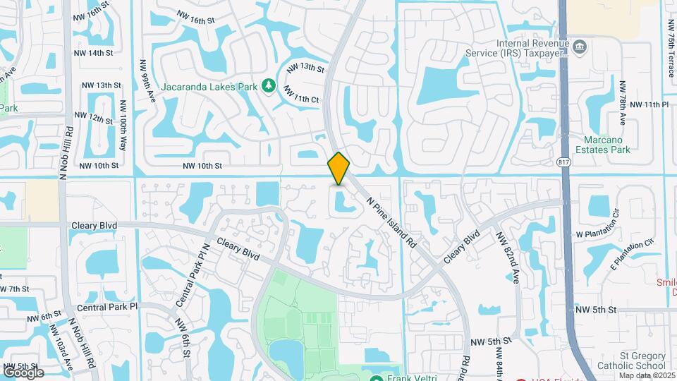 9035 Vineyard Lake Dr Map and Location Details