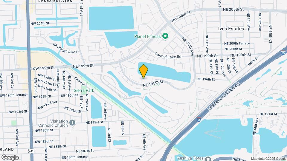 665 NE 195th St Map and Location Details