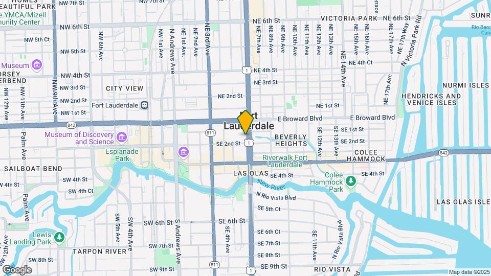 Camden Las Olas Map and Location Details