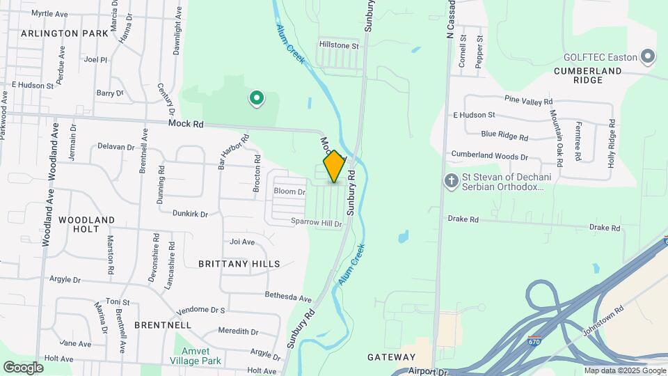 1860 Meadowlawn Dr Map and Location Details