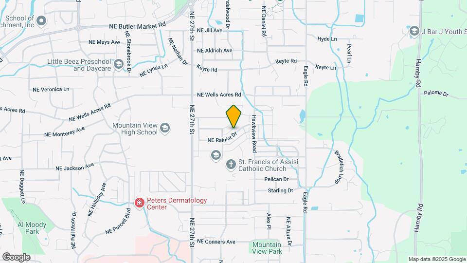 2864 NE Rainier Dr Map and Location Details