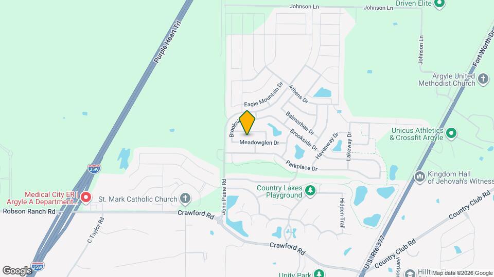 5912 Meadowglen Dr Map and Location Details