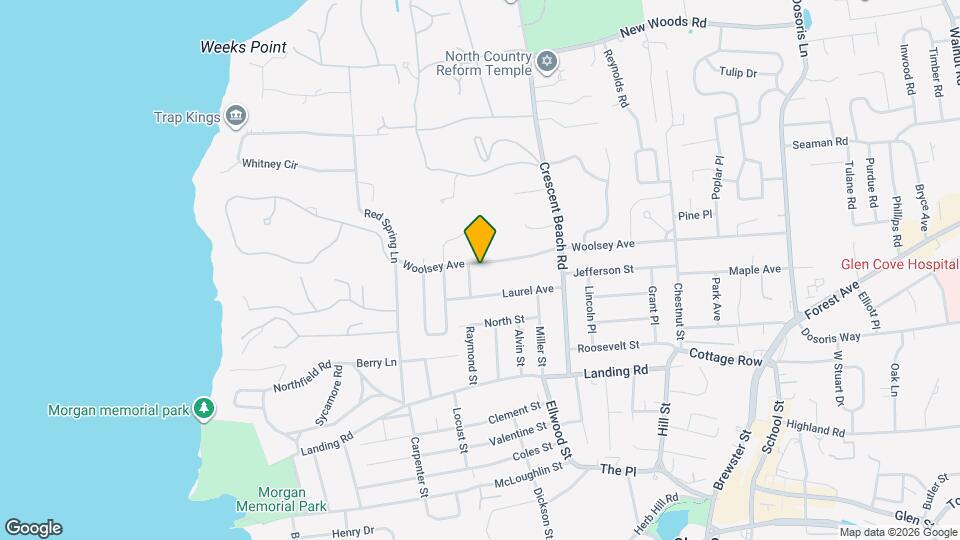 135 Woolsey Ave Map and Location Details