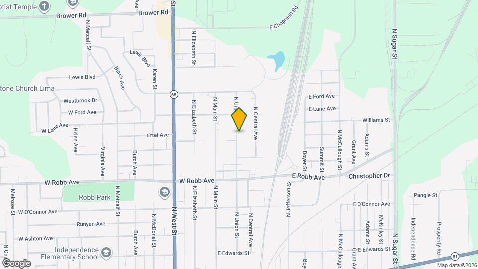 1524 N Union St Mapa y Detalles de la Ubicación