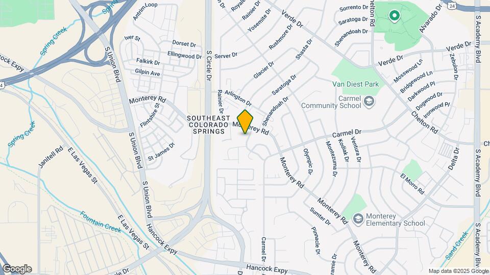 1854 Saratoga Dr Map and Location Details