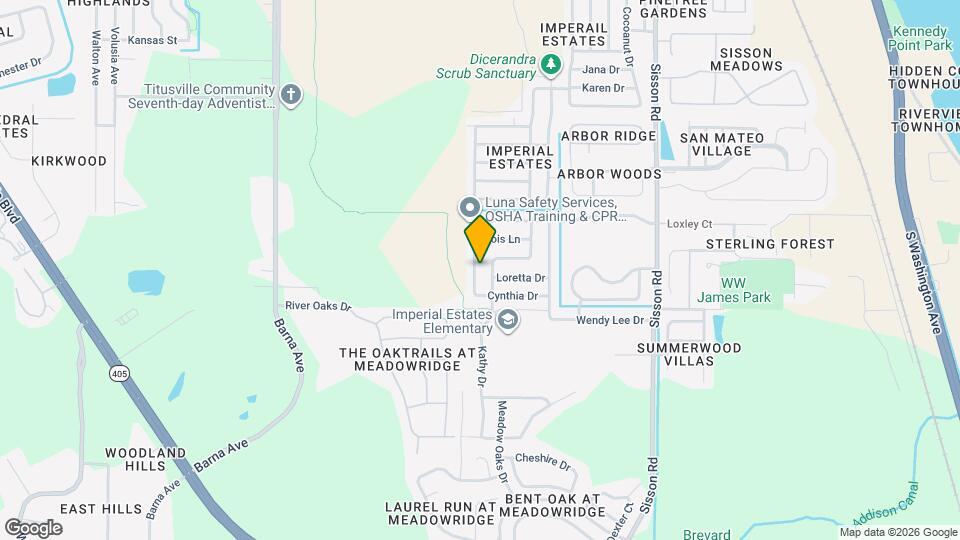 5405 Sandra Dr Map and Location Details