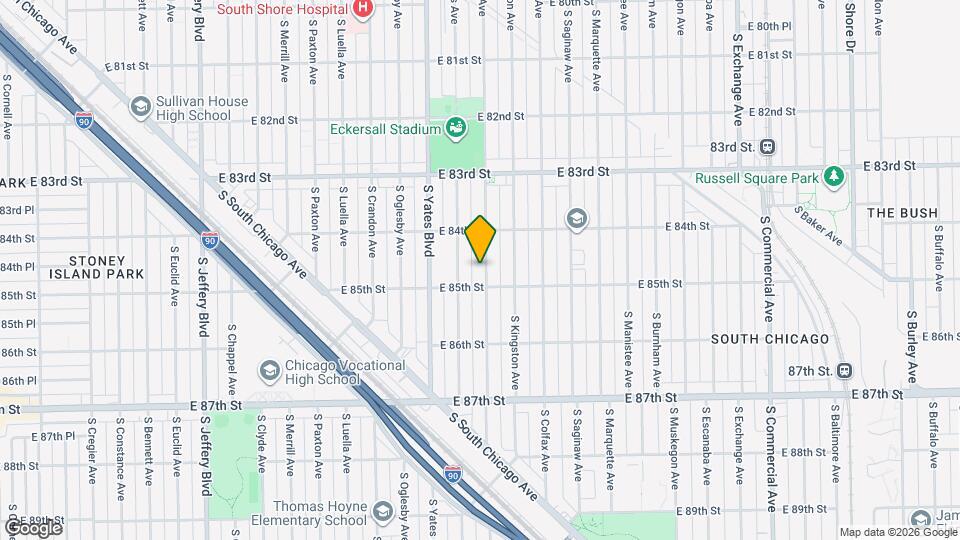 8442 S Essex Ave Map and Location Details