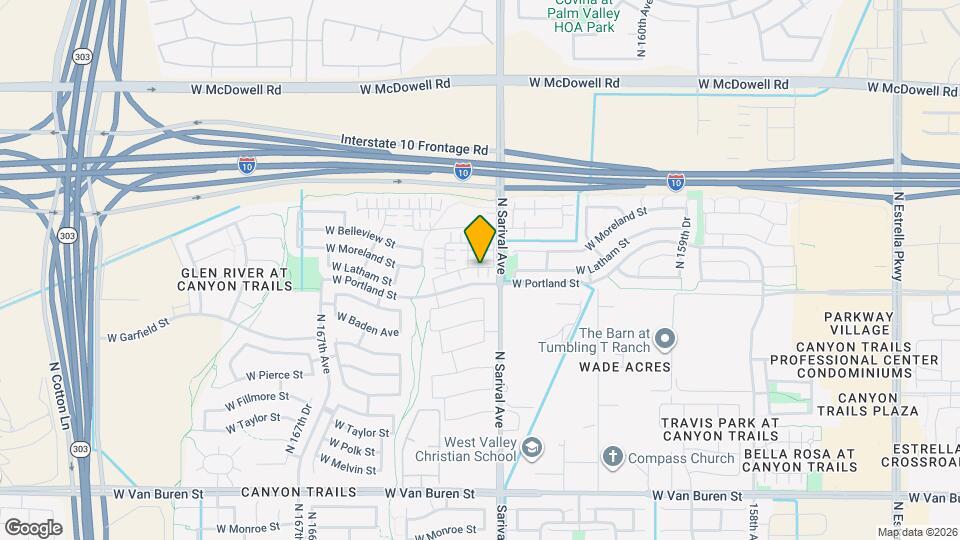 16345 W Latham St Map and Location Details