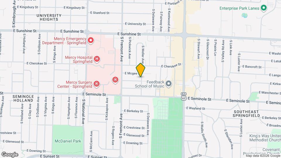 1477 E Lindberg St Mapa y Detalles de la Ubicación