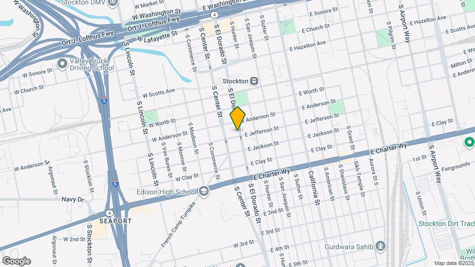 43 E Jefferson St Map and Location Details