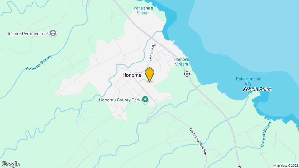 28-160-160 Honomu Rd Mapa y Detalles de la Ubicación