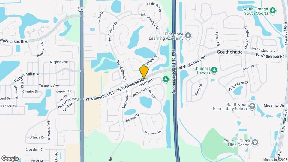 1413 Abberton Dr Map and Location Details