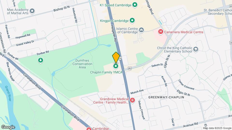 258 Hespeler Rd Map and Location Details