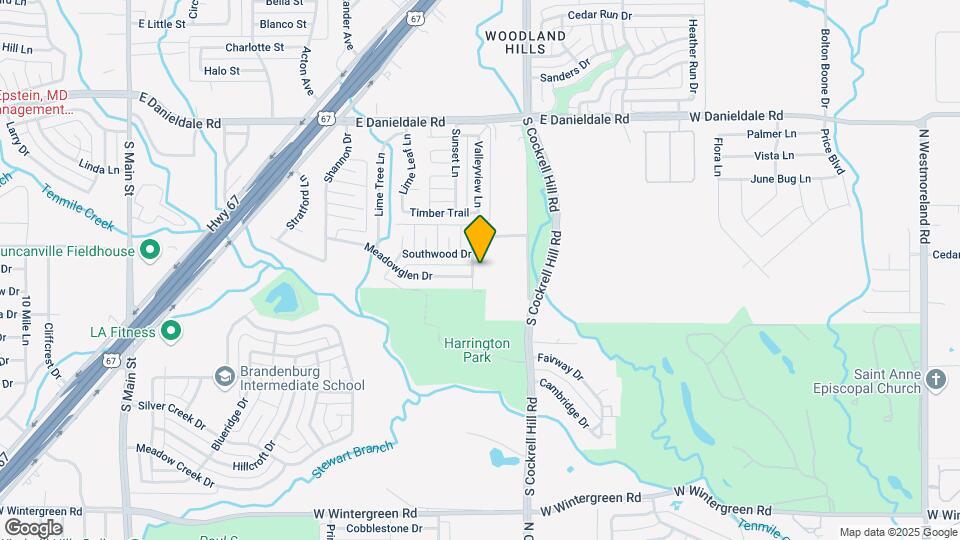1722 Highgate Dr Map and Location Details