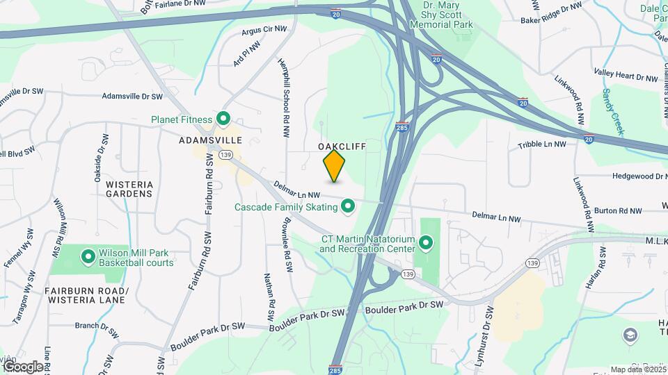 3363 Delmar Ln NW Map and Location Details