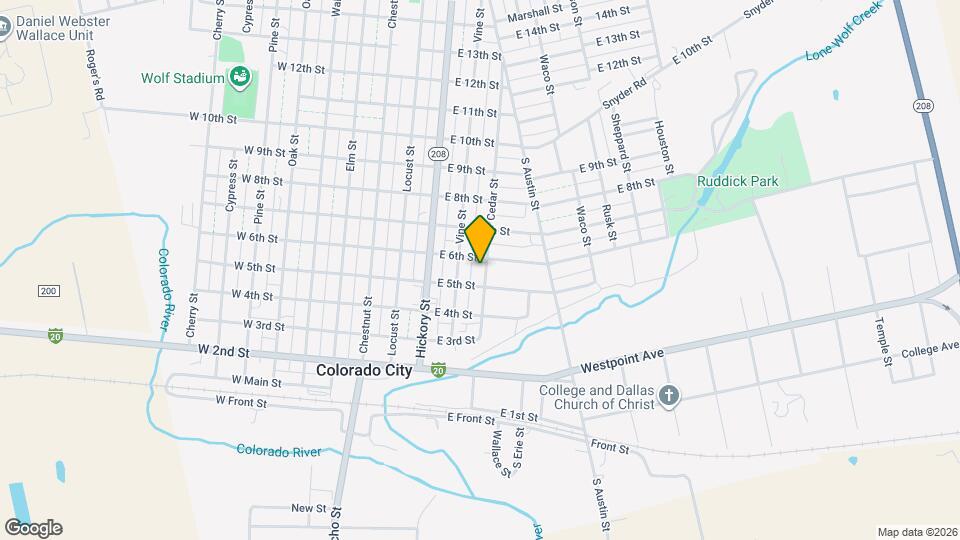 531 Cedar St Map and Location Details