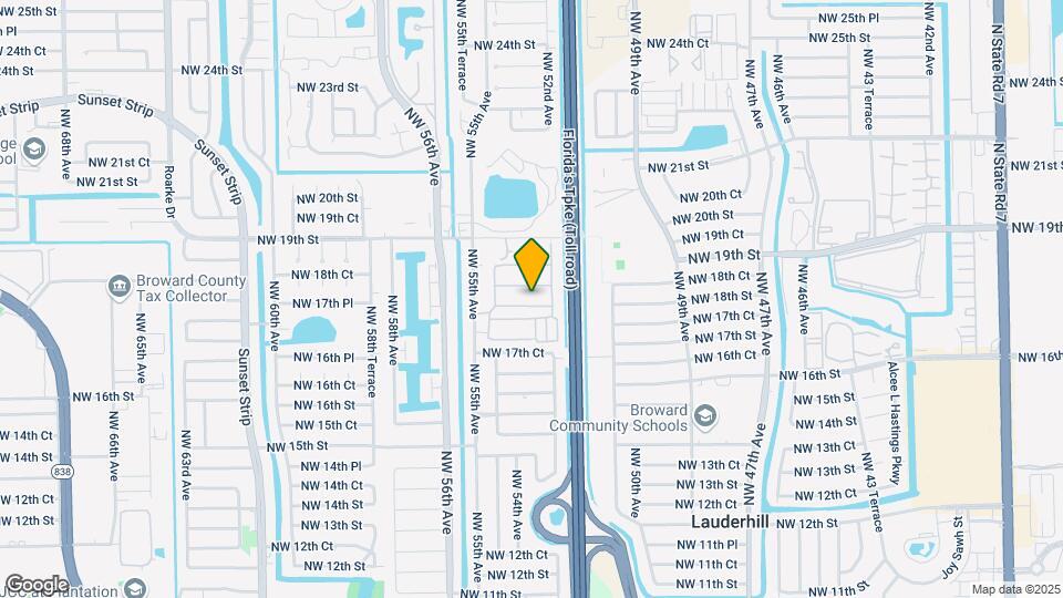 5217 NW 18th St Map and Location Details