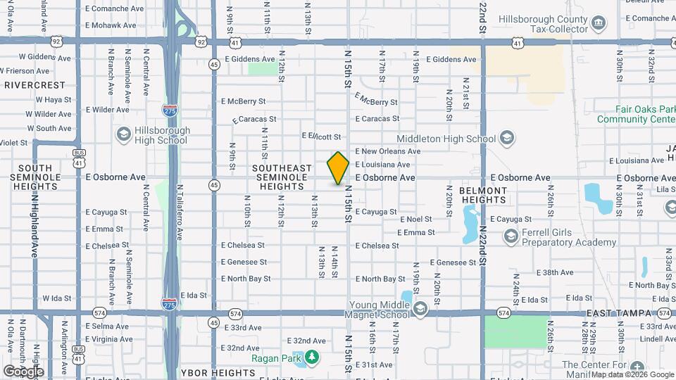 1408 E Curtis St Map and Location Details