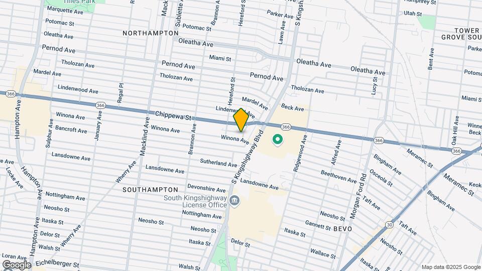 4931 Winona Ave Mapa y Detalles de la Ubicación