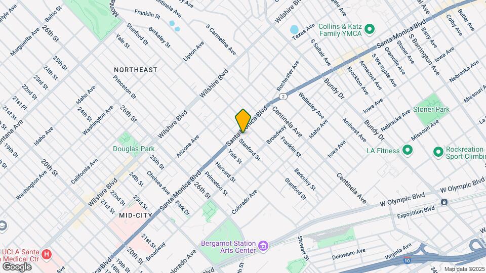 3008 Santa Monica Blvd, Unit 101 Map and Location Details