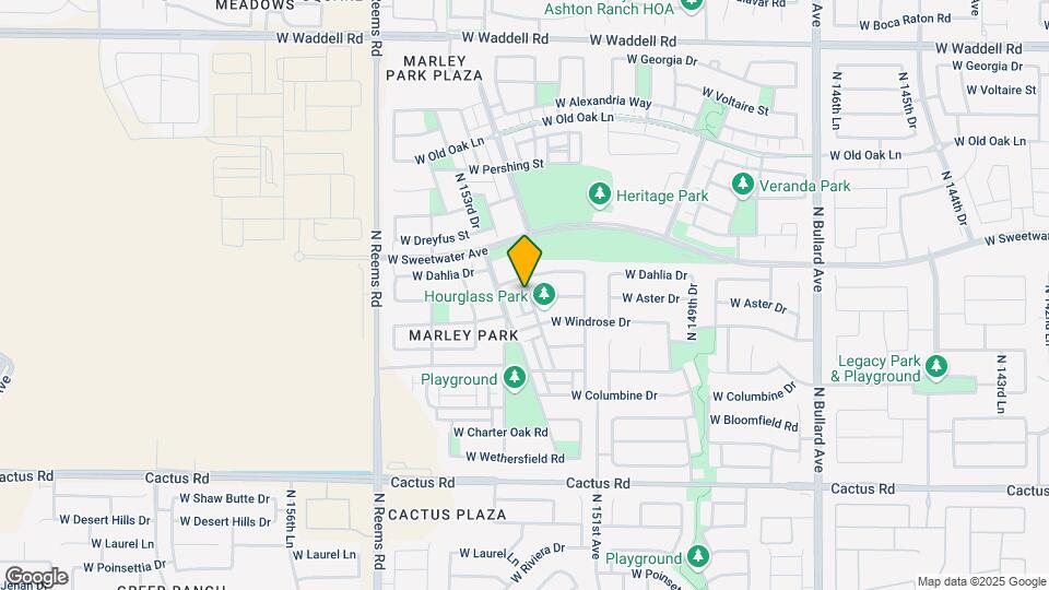 12862 N 152nd Ave Map and Location Details