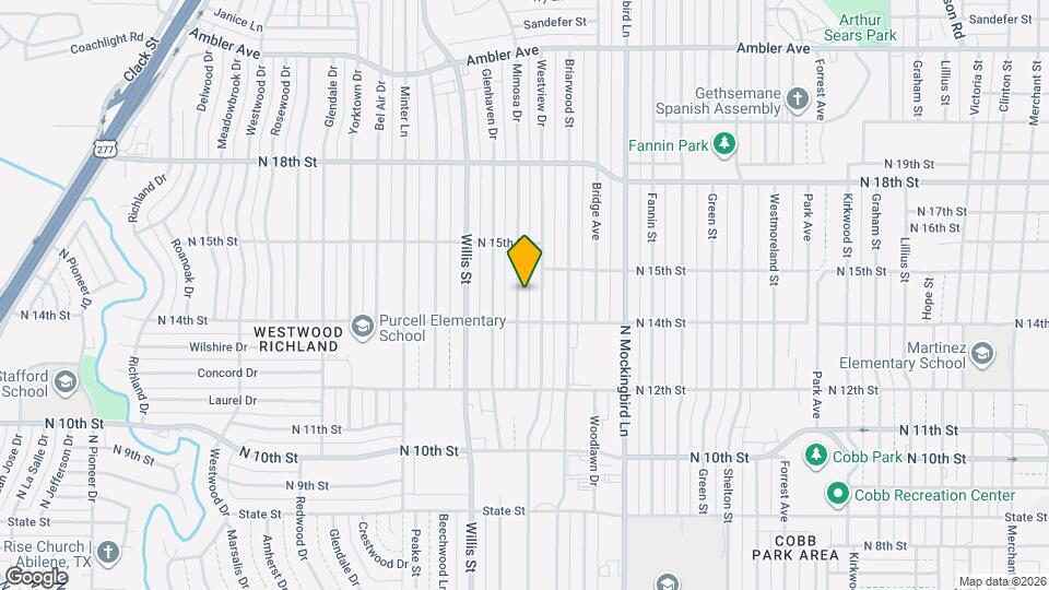 1425 Mimosa Dr Map and Location Details