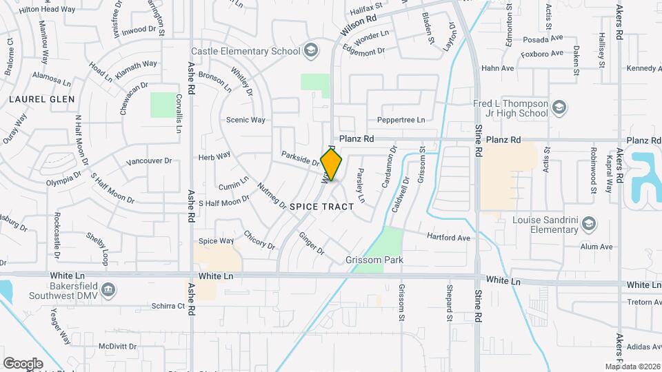 3509 Rosemary Ct Map and Location Details