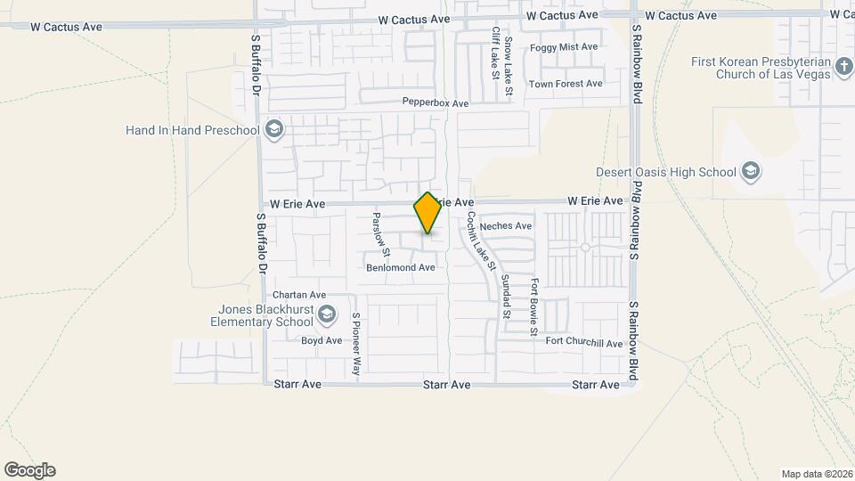 10987 Palo Duro Canyon Map and Location Details