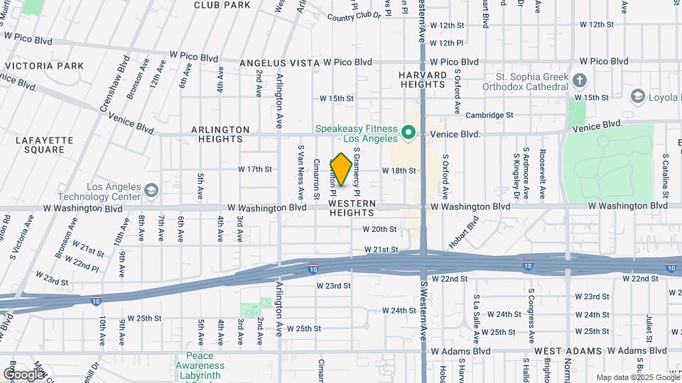 1832 S Wilton Pl Map and Location Details