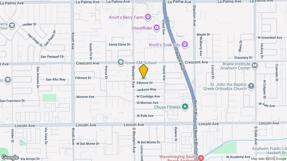 7581 Fillmore Dr Map and Location Details