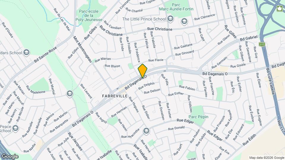 3400 D Boulevard Dagenais Ouest Map and Location Details