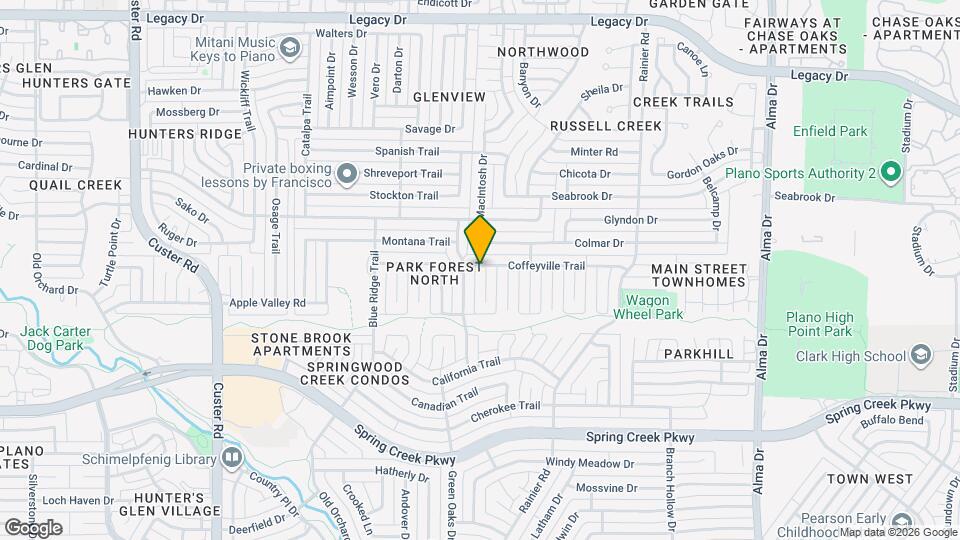 6529 Chalk Ct Map and Location Details