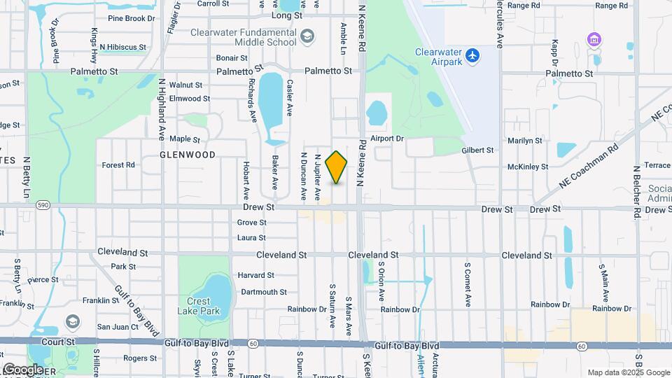 227 N Saturn Ave Map and Location Details