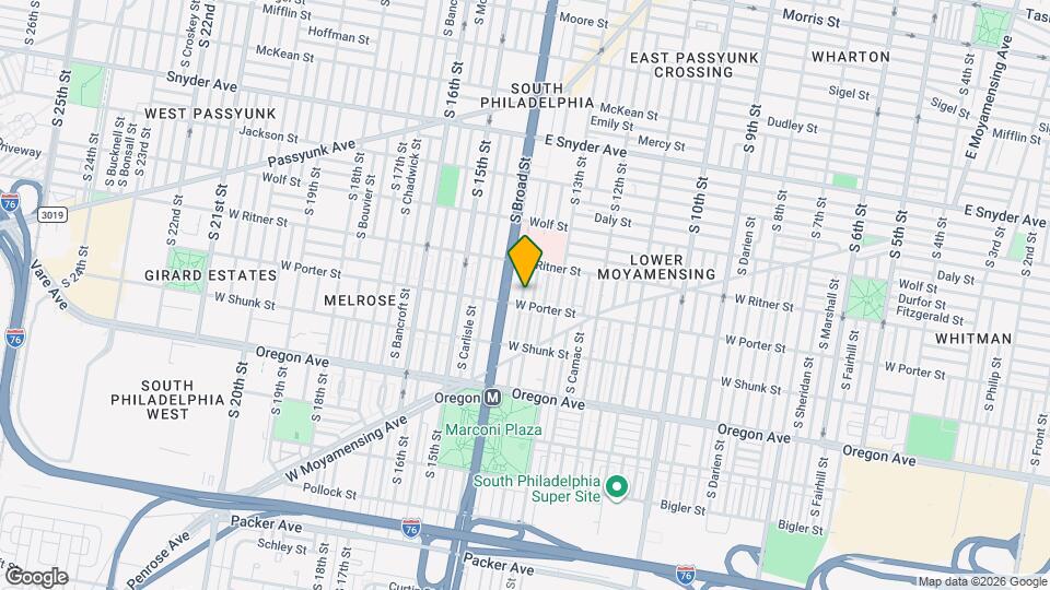 2445 S Watts St. Map and Location Details