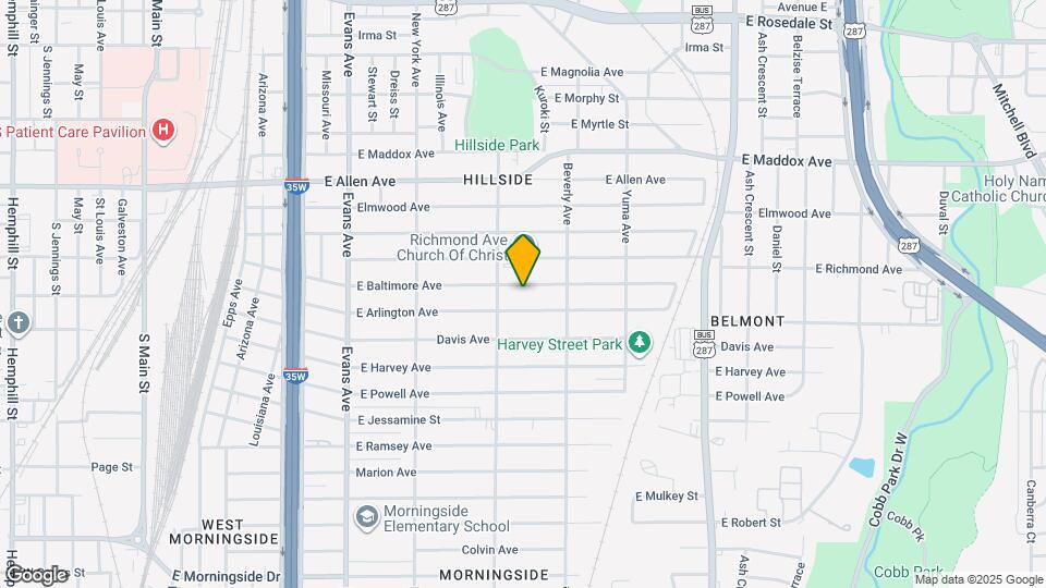 1218 E Baltimore Ave Map and Location Details