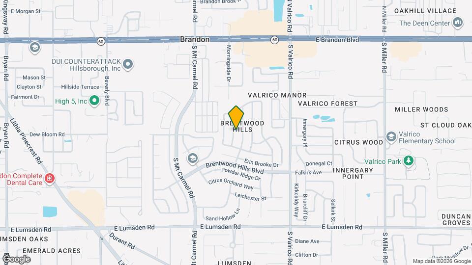 521 Greg St Map and Location Details