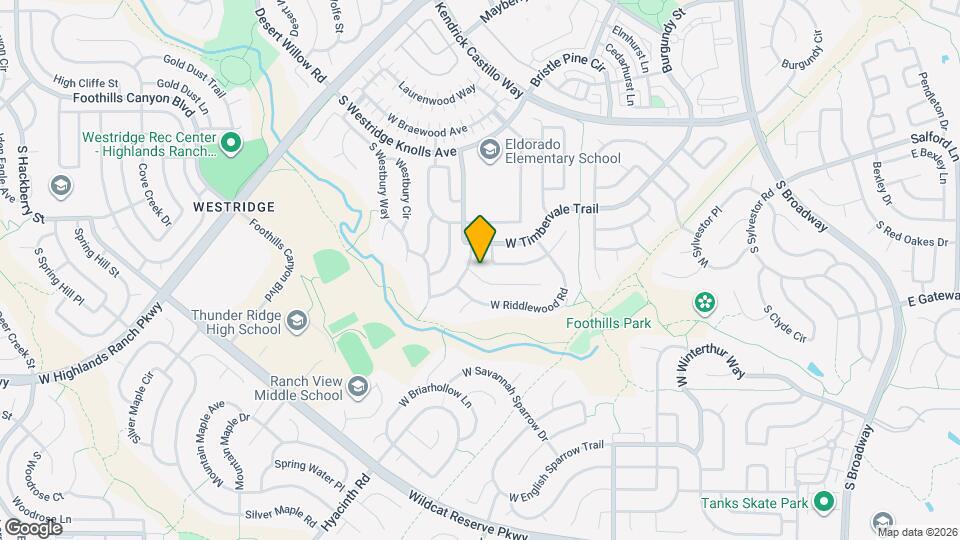 1269 Thornbury Pl Map and Location Details